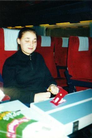 Op de trein naar Disney